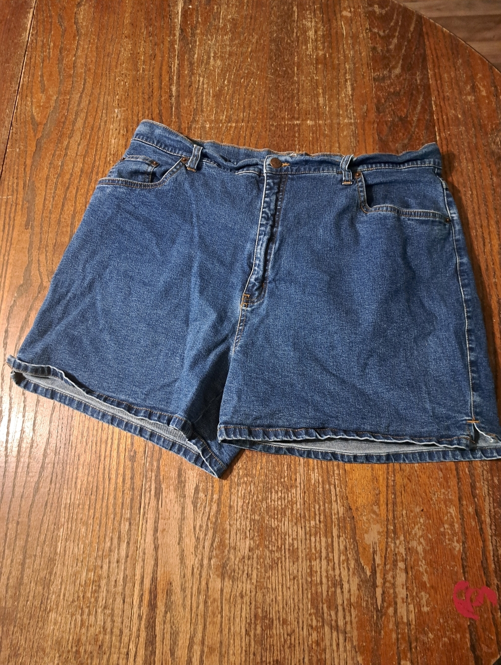 Vintage Size 18 Bill Blass Jeans Stretch Denim Blue Jean Shorts w Pockets